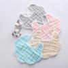6 Layer Muslin Cotton Baby Bibs With Ties Newborn Soft Absorbent Drool Bibs For Infants Saliva Towel Burp Cloth