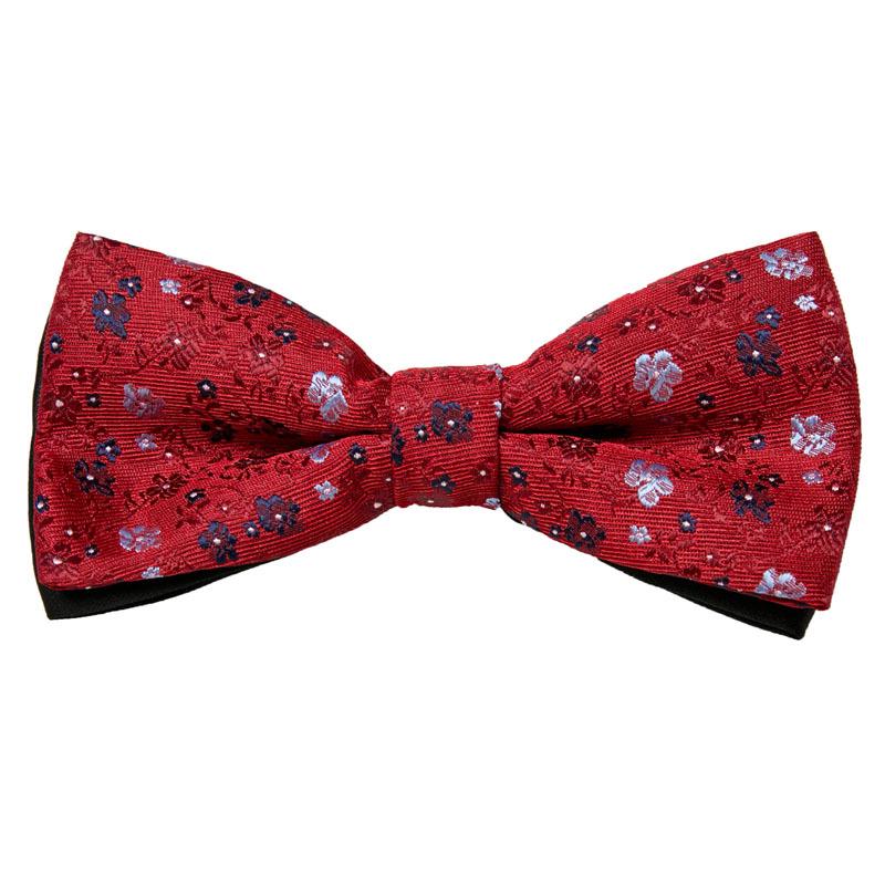 Men's Wedding Party Jacquard Bow Tie - Groom & Best Man Formal Wear Accessory