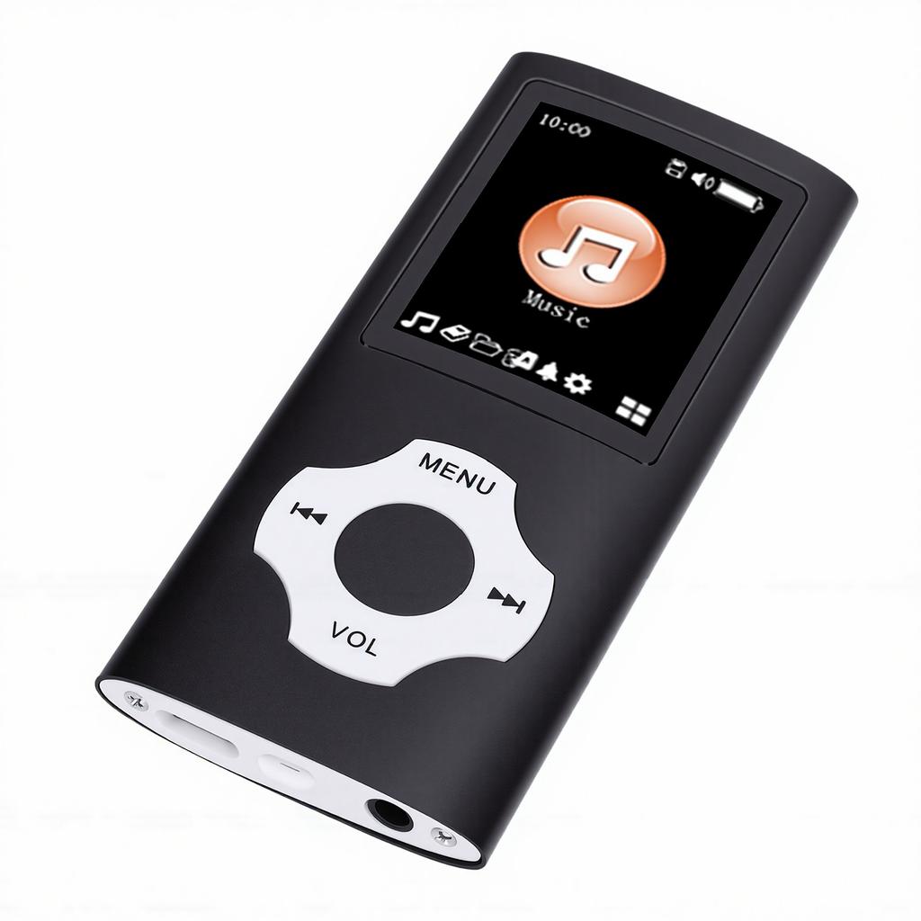 MP3 Music Player with Bluetooth 5.3 HiFi Sound Audio Player 1.8 Inch Screen Support for Kids Adults
