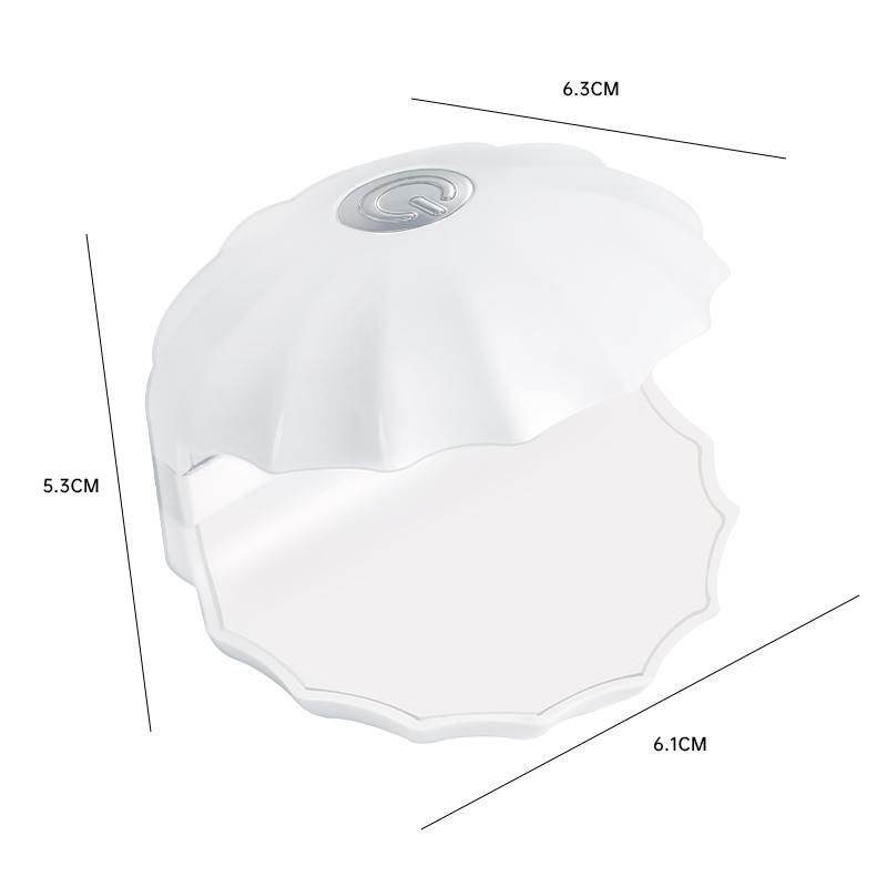 Shell Nail UV Gel Lakk tørketrommel Manikyr Fototerapi Maskin Hurtigtørkende Led Light Bærbar neglelakklimlampe