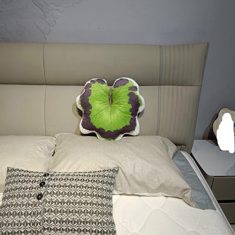 Tropical Plants Pillow for Living Room Sofa Cushion Leaf Pillow Turtle Back Decorative  Green Bedroom Leaves Plant Cushion
