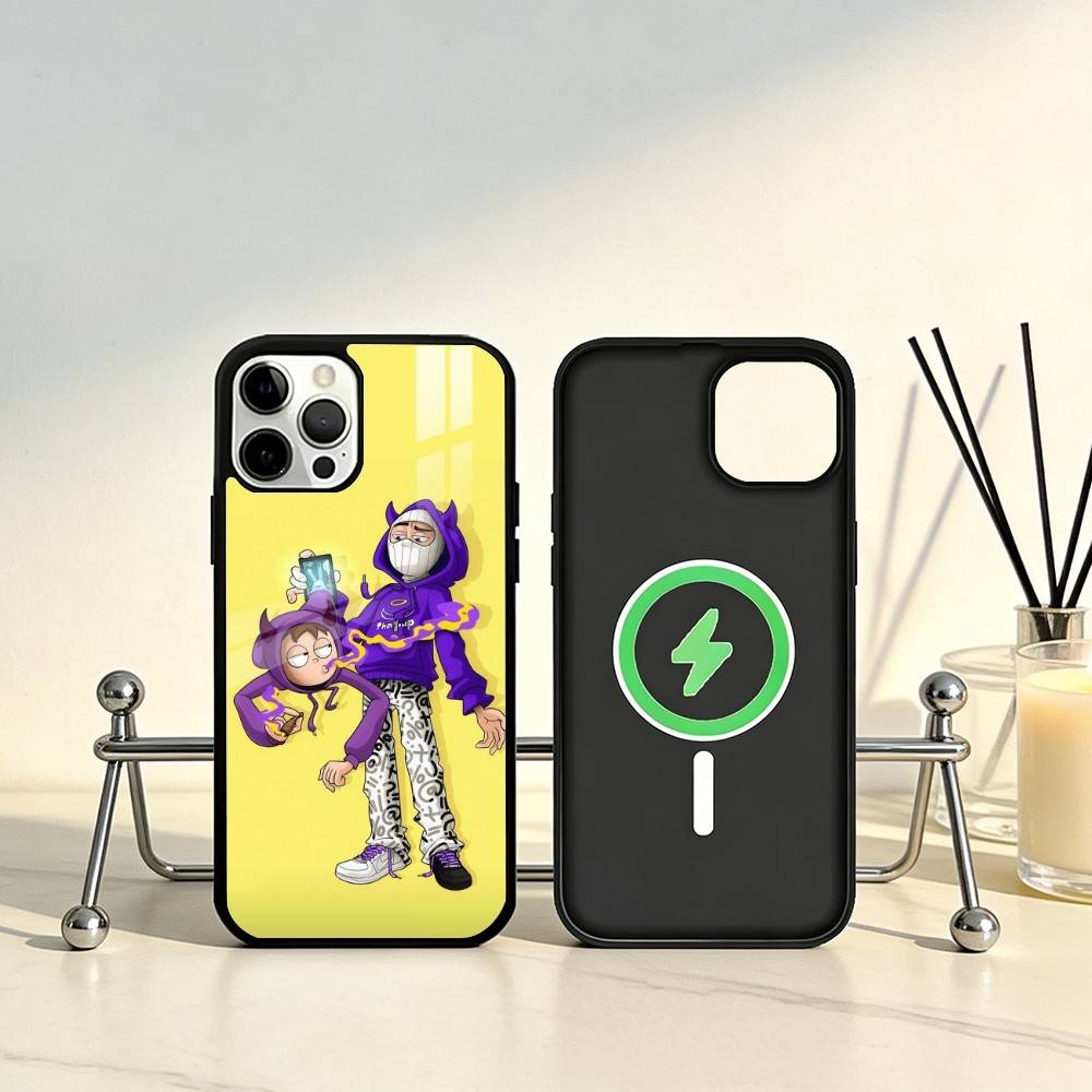 

Чехол для телефона Tha Supreme Rapper T-Thasup для iPhone17,16,15,14,13,12,11 Plus,Pro Max Магнитный для Magsafe Беспроводной зарядки iPhone14Plus