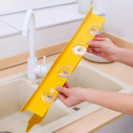 1/2 ks Kreslený pes Ochrana proti stříkající vodě do dřezu s přísavkami Ochrana proti stříkající vodě při mytí zeleniny Kuchyňská deska Štěně Protistříkací deska