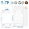 6Pcs Acrylic Picture Frames 4x6'' Transparent Self-Adhesive Frameless Picture Frame Home Decor Hanging Picture Frame Exhibitions