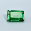 Green Garnet 9.95 Ct Natural Loose Gemstone Extremely Rare Emerald Cut CERTIFIED SU-320