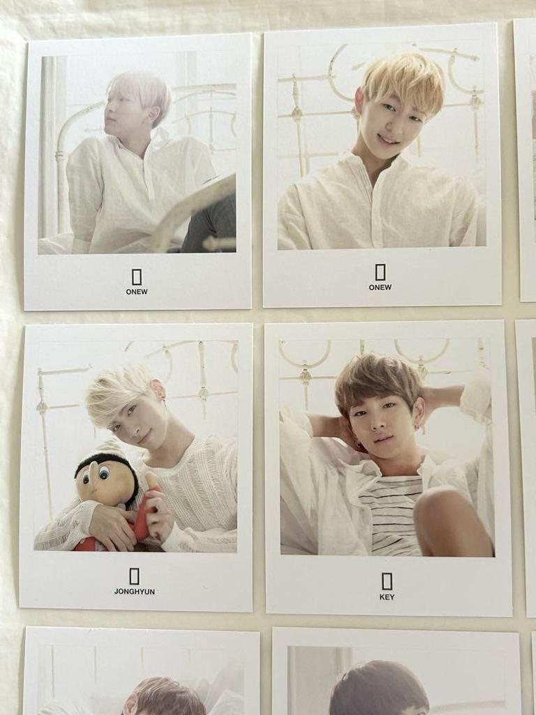 [USED] SHINee Polaroid Postcard Set Official