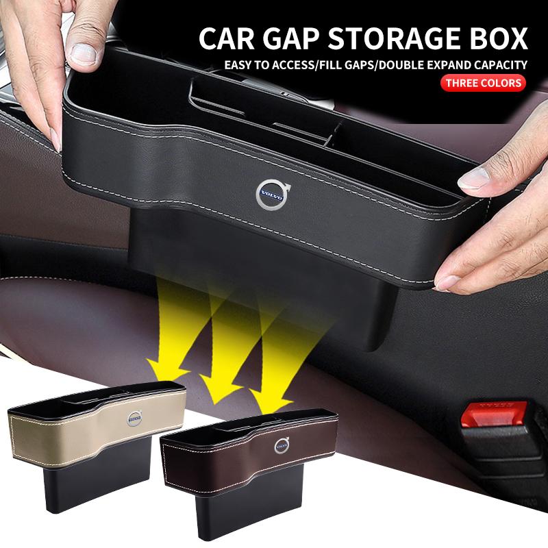 Car Seat Crevice Storage Filler Munti-functional Pocket Stowing Tidy For VOLVO RDESIGN T6 AWD S40 S60 S90 V40 V50 V60 V70