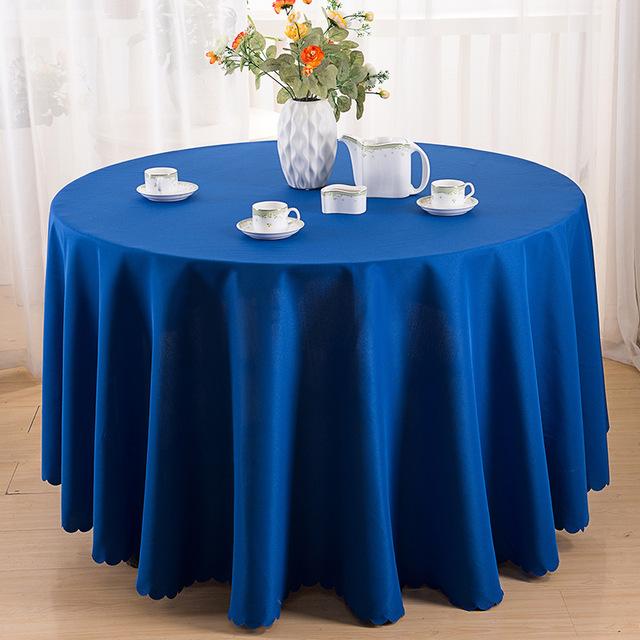 Wedding Christmas Decorative Table Cloth Round Tablecloths Dining Table Cover Birthday Banquet Decor Home Dining Table Cover