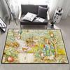 fairy tale picture book Cute P-Peters Rabbit Kitchen Bedroom Bath Home Rug Carpet Living Room Entrance Decoration Floor Mat