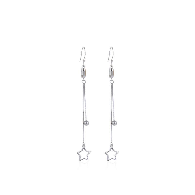 Pendientes Lindon de plata de ley 925, pendientes colgantes para mujer, regalos de fiesta de boda
