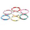 Accessories New Bohemian Rainbow Jewelry, Multi-Color Soft Pottery Bracelet Overseas Bracelet