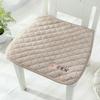 Dining Chair Cushion Four Seasons General Plush Chair Cushion Thickened Anti-slip Strap Stool Cover Cushion