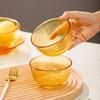 VISIONS Amber 4-Piece Heat-Resistant Glass Bowl Set