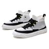 Scarpe da Ginnastica Tessute Primavera 2025 Uomo Mid-top Tela Sneakers Uomo Casual Scarpe Bianche