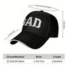 Dad Print Baseball Cap Casual Men Adult Trucker Dad Hat Sun Visors Outdoor Sun Baseball Caps Birthday Gift