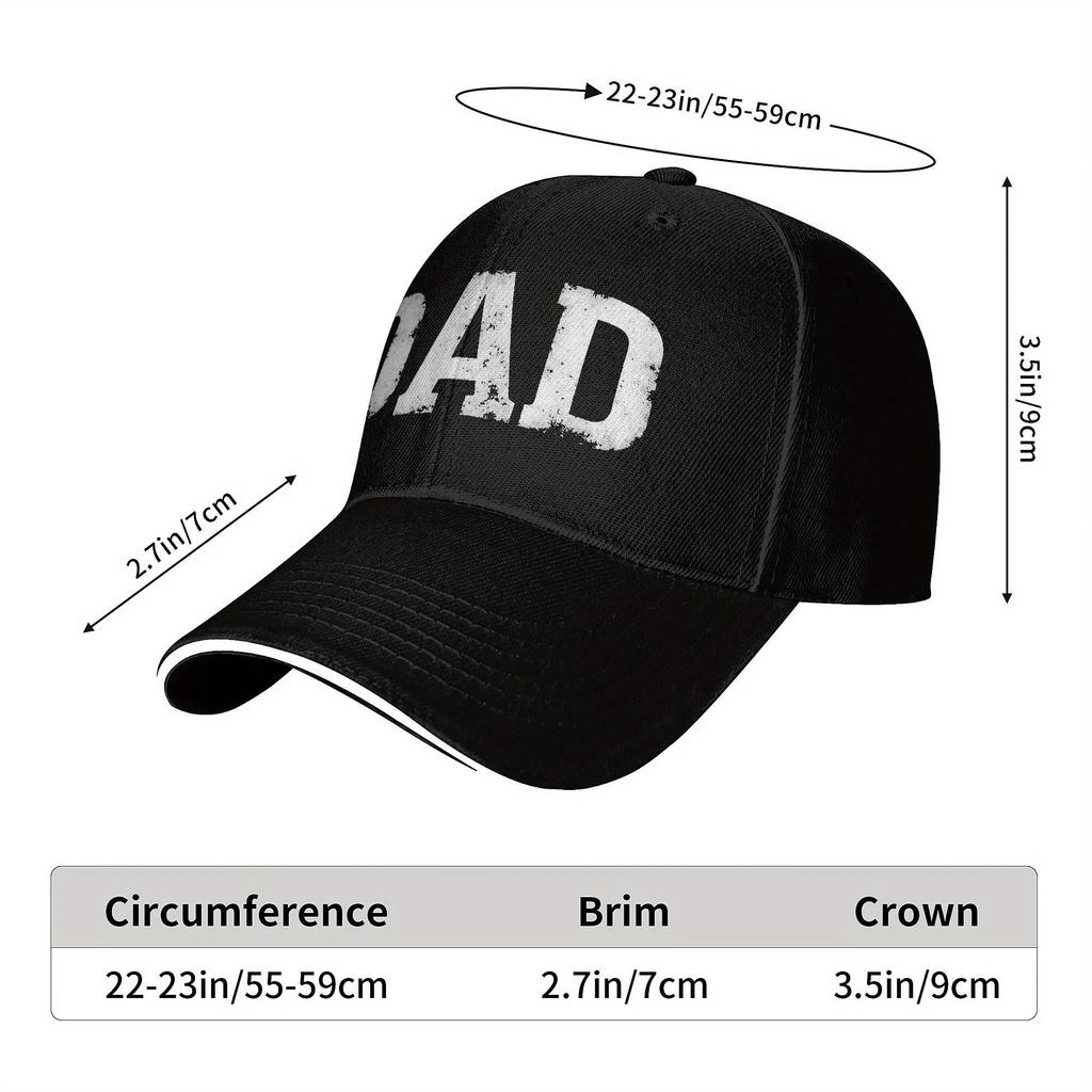 Dad Print Baseball Cap Casual Men Adult Trucker Dad Hat Sun Visors Outdoor Sun Baseball Caps Birthday Gift