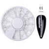 Mixed Color Nail Art Glitter Rhinestone Crystal Gems Jewelry Bead Manicure Decoration Accessories Nail Supplies For Professional