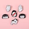 Metal Brooch Stunning With Playful Facial Expressions For Creative Accessories Fashion