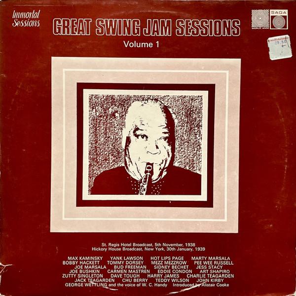 LP Record VARIOUS  Great Swing Jam Sessions Volume 1 SAGA6914 1973 UK Jazz Used