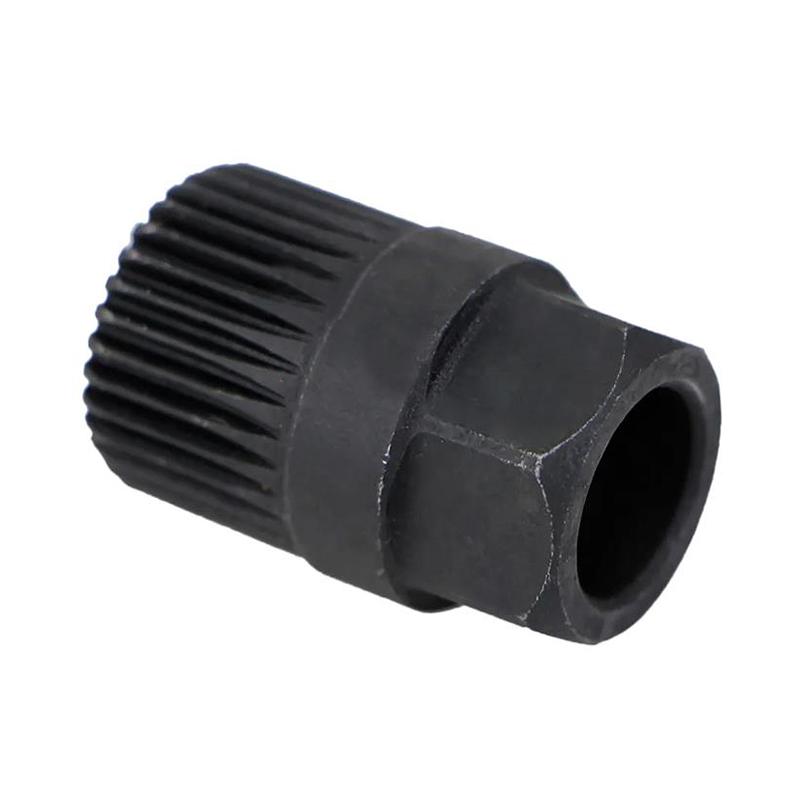 Car Generator Pulley Alternator Clutch Free Wheel Pulley Removal Tool With 33 Tooth V Belt Pulley Remover Black Car Accessories