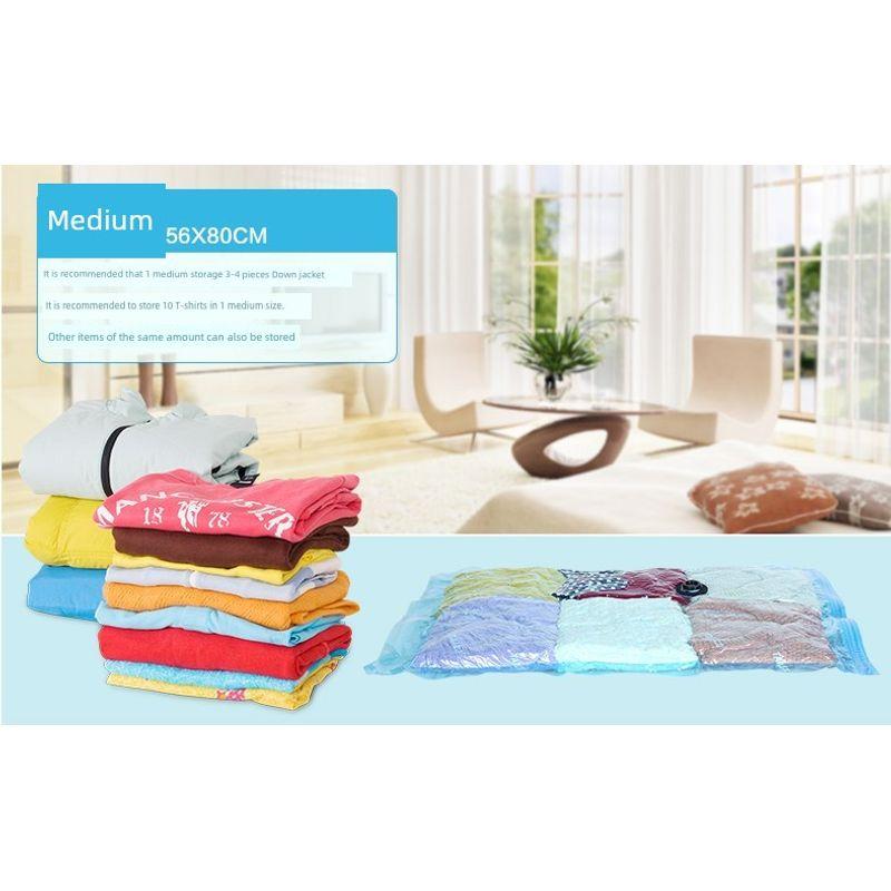 Universal Electric Vacuum Pump for Compression Bags, Vacuum Storage Bags, Electric Air Extraction Pump for Quilts and Clothes 4 Medium Size 56*80 Without Pump