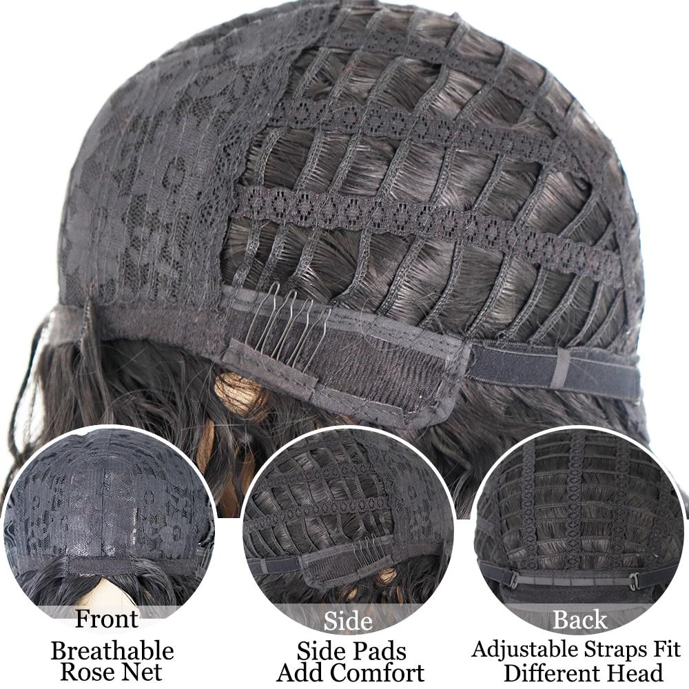 MERISIHAIR 30-Zoll-synthetische lange tiefe Wellenperücken für schwarze Frauen Afro-verworrene lockige Haarperücken für Mädchen hitzebeständige Cosplaly-Party-Perücken