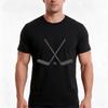 Hockey Sticks And Puck Tshirt Summer Casual Cotton Tee Oversized Streetwear Tops Vintage Graphic Print Unisex Unisex Unisex