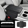 Car Armrest Pad: Breathable, Thin Style with Side Pockets, Central Elbow Protector Cover