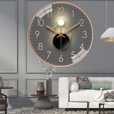 Nordic Style Wall Clock Silent Non-Ticking Battery Operated Wall-mounted Clock Living Room Bedroom Wall Decoratio Study