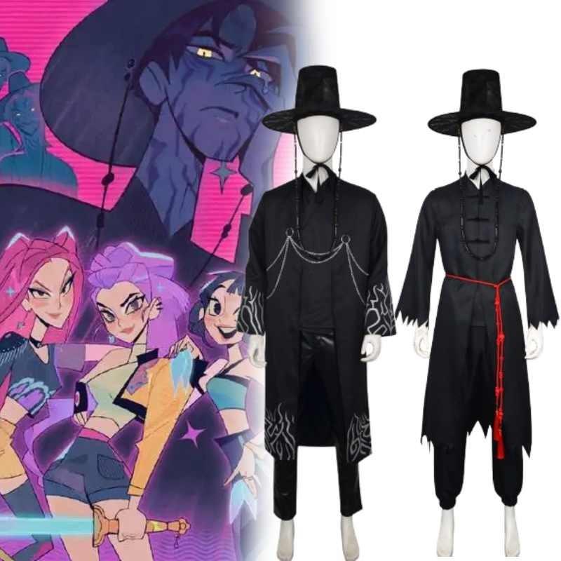 Hunters Demon Kpop Saja Boys Cosplay Costume Stage Singing Suit Halloween Party