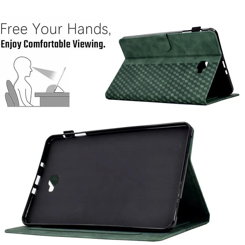 Funda For Samsung Galaxy Tab A 2016 Case 10.1" Luxury Stand Wallet Tablet Coque For Samsung Tab A 10 1 2016 SM T580 T585 Case