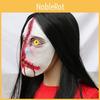 Long Ghost Hair Face Cosplay Mask For Halloween Haunted House Escape Games