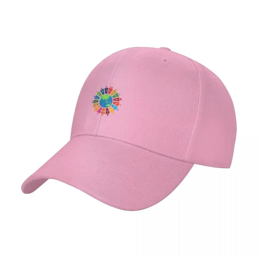 UN SDGsUN Global Goals LogoUnited Nations Sustainable DevelopWoUnisext Goals 2030 Sticker Baseball Cap Sunhat For WoUnisex WoWoUnisexs