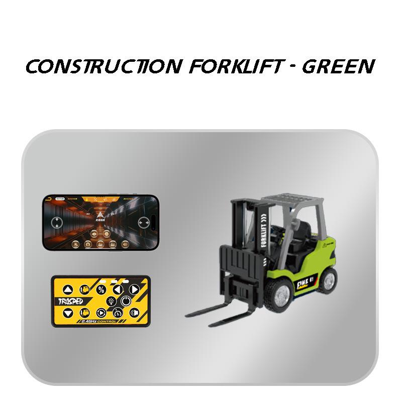 

TikTok Навантажувач 1:64 Міні-Bluetooth Пульт Дистанційного Керування Сплав Модель RC Іграшкового Автомобіля