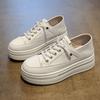 Inner Height-increasing Little White Shoes Women's Autumn New One-pedal Lightweight Soft-soled Versatile Casual Sports Board Shoes