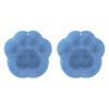 2Pcs Shower Foot Scrubber Mat, Foot Massage Pedicure Pad with Soft Silicone Bristles, Gentle Deep Cleansing Shower Foot Wash Mat