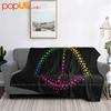 Colourful Peace Sign Ultra-Soft Blanket Quilt Winter Sofa Cover Bed Covers