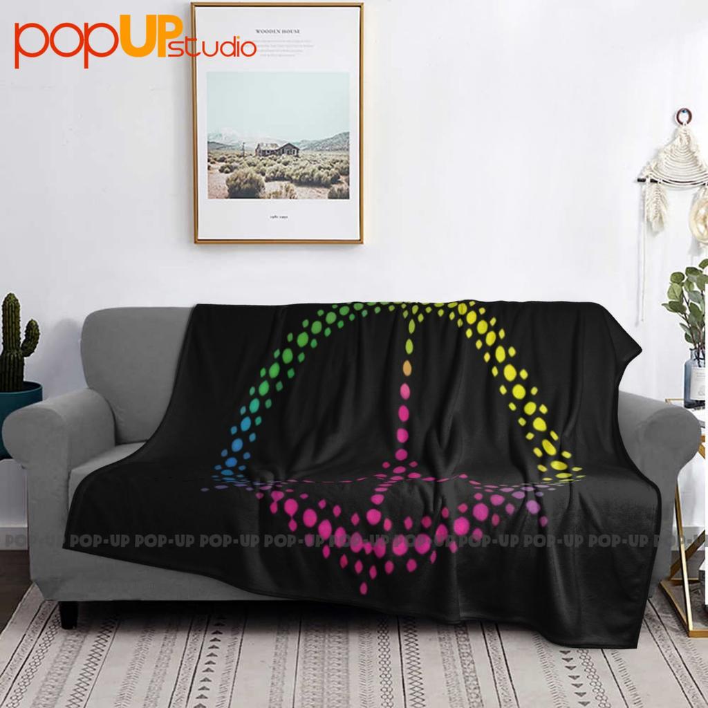 Colourful Peace Sign Ultra-Soft Blanket Quilt Winter Sofa Cover Bed Covers