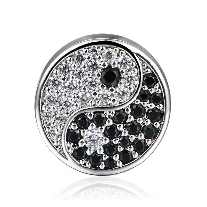 New Collection Series Cross Angel Poetry Book Black White Bagua Charm Bead Fit Original Bracelet Diy Accessories Gift For Women