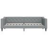 Vidaxl Sofa Z Materacem Do Spania, Jasnoszara, 80X200 Cm, Tkanina
