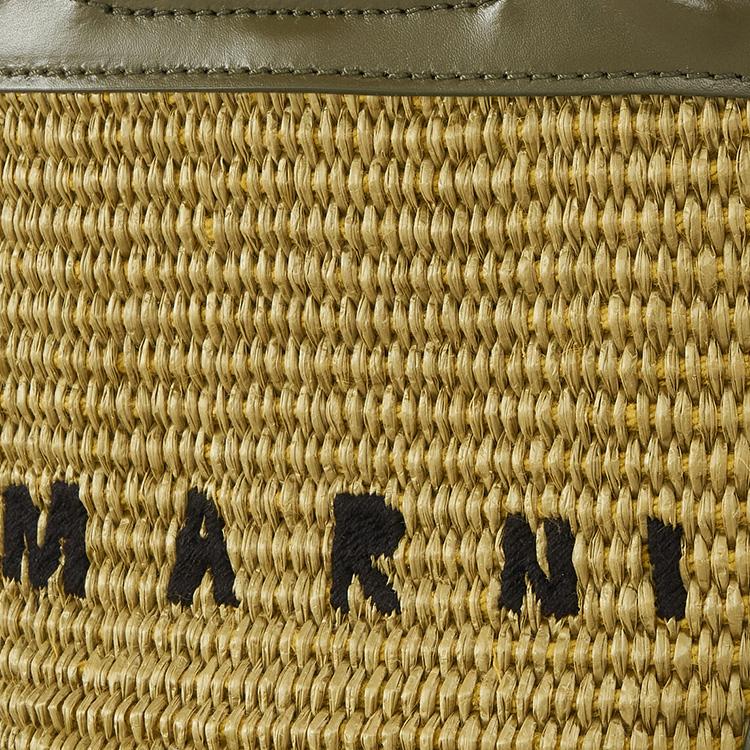 Marni Tropicalia Micro Handbag Olive Women Shoulder_bags Brown BMMP0067Q0-P3860-00V25
