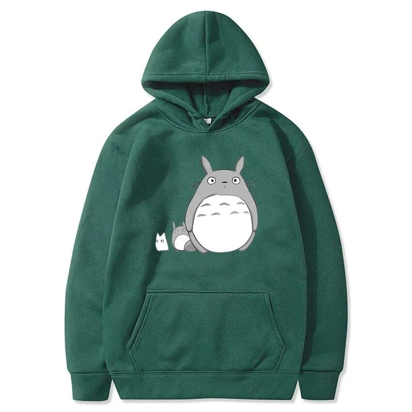 

Худі My Neighbor Totoro Вуличний одяг з принтом аніме Жіноча мода Великі світшоти Толстовка Harajuku Пуловери Спортивні костюми Унісекс 4XL