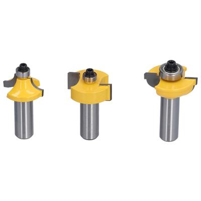3 Stück Schranktürfräser-Set Premium Klinge Langlebig Rostfrei 45 Stahl Rückschlagsicheres Design
