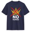 Vintage No King T Shirt Summer  Pure Cotton T Shirts For Unisexs Trending Design Tee Shirt ShortSleeved Vintage Tees
