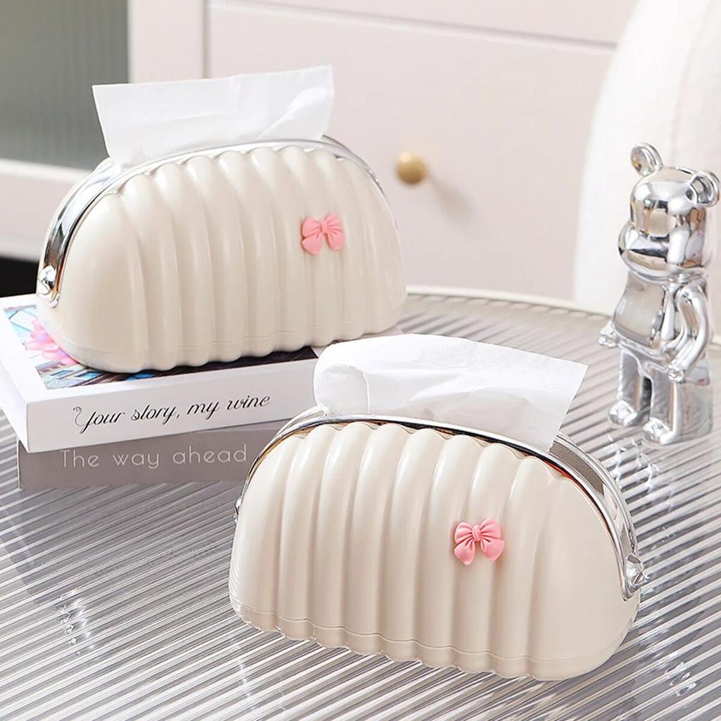 Tissue Box Case Decorative Tissue Dispenser Napkin Holder Box Cloud Shape Tissue Organizer for Bathroom Bedroom