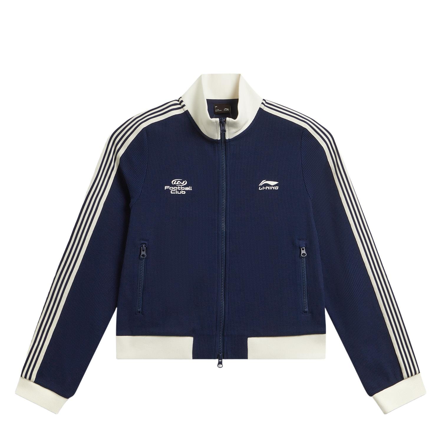 Женская куртка Li Ning с цветными блоками и вышитыми буквами AWDW956-3 XL