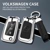Für VOLKSWAGEN VW Auto Zinklegierung Schlüsselhülle Abdeckung Autoschlüsselanhänger Metallschale Für VW Volkswagen VW Tiguan MK2 Golf 7 MK7 T-Cross