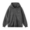 Vintage Color Block Striped Zip Up Hooded Cardigan Sweatshirt Loose Casual Men Warm Outerwear