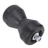 Boat Bow Trailer Roller Shockproof 95mm Black Rubber Bow Stop Bell Roller Enduring Marine Tool for