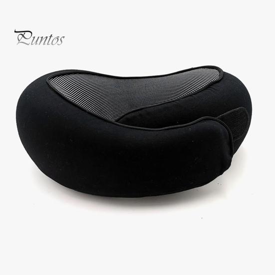 Cestovní polštářek na krk z paměťové pěny 360stupňová podpěra Polštář do letadla ve tvaru U s nastavitelným upevňovacím páskem Polštář na nap